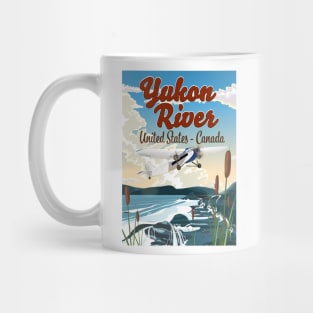 Yukon River United States Canada travel poster Mug